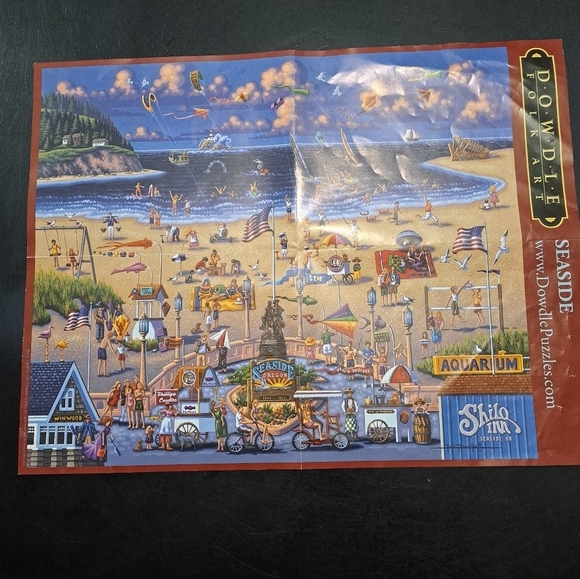 D.O.W.D.L.E. Seaside 500 Piece Puzzle  Size 16"×20" - Picture 7 of 7